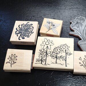 Flower / Plant Stampers Lot of 6